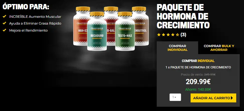 Paquete De Hormona De Crecimiento